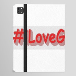 "#iLoveGEORGIA " Cute Design. Buy Now iPad Folio Case