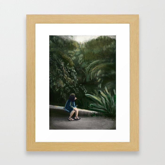 Into the wild Framed Art Print