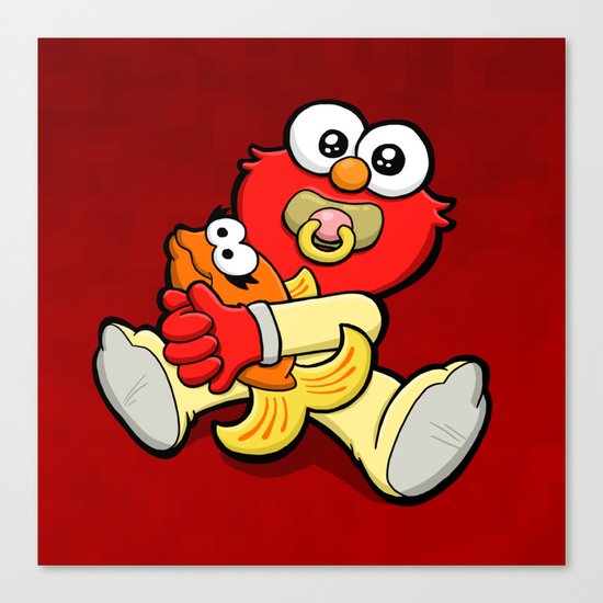 Baby Elmo & Dorothy Canvas Print