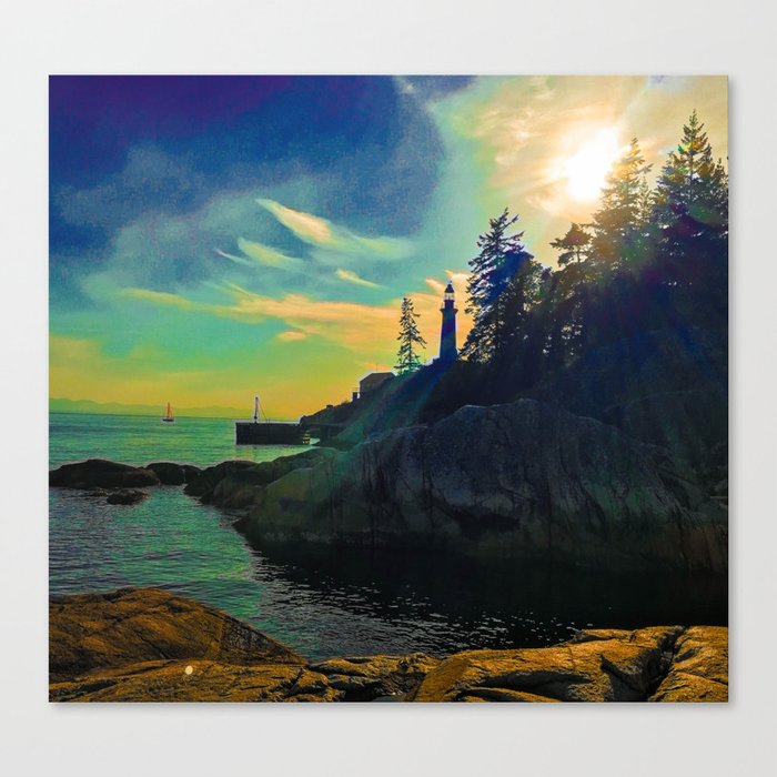 Lighthouse dreaming Canvas Print