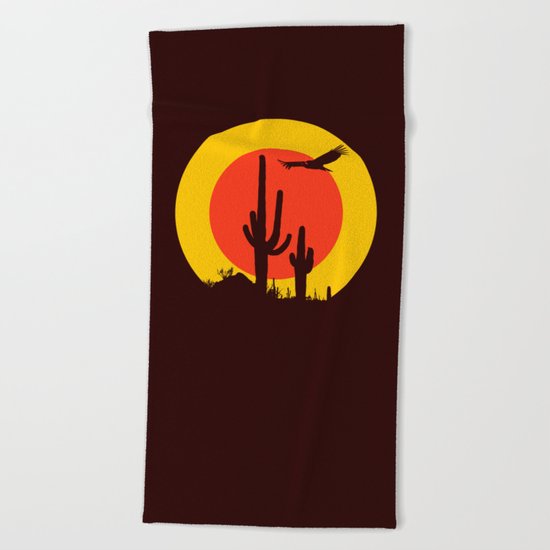 vulture song Beach Towel