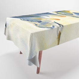 Flying Together - Great Blue Heron Tablecloth