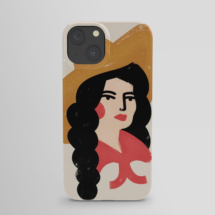 Abstract Cowgirl iPhone Case