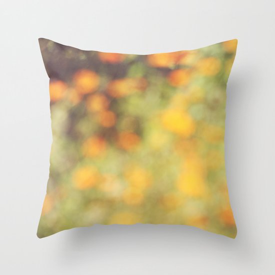 Summer Haze Throw Pillow
