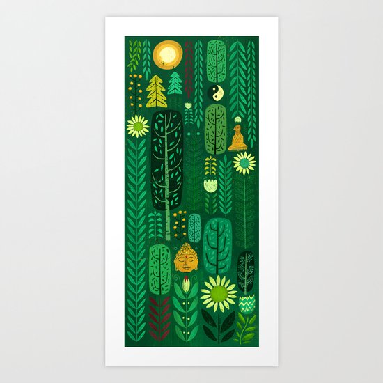 Sacred Forest Art Print