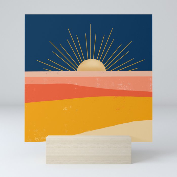 Here comes the Sun Mini Art Print