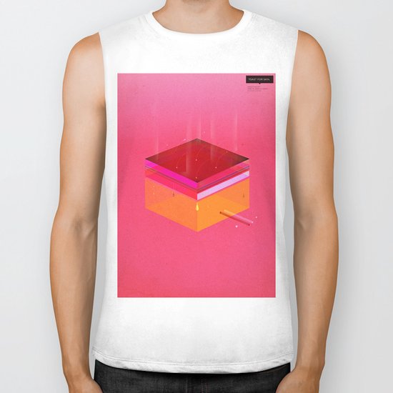 Toast: Facebook Shapes & Statuses Biker Tank