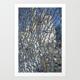 Broken Glass Art Print