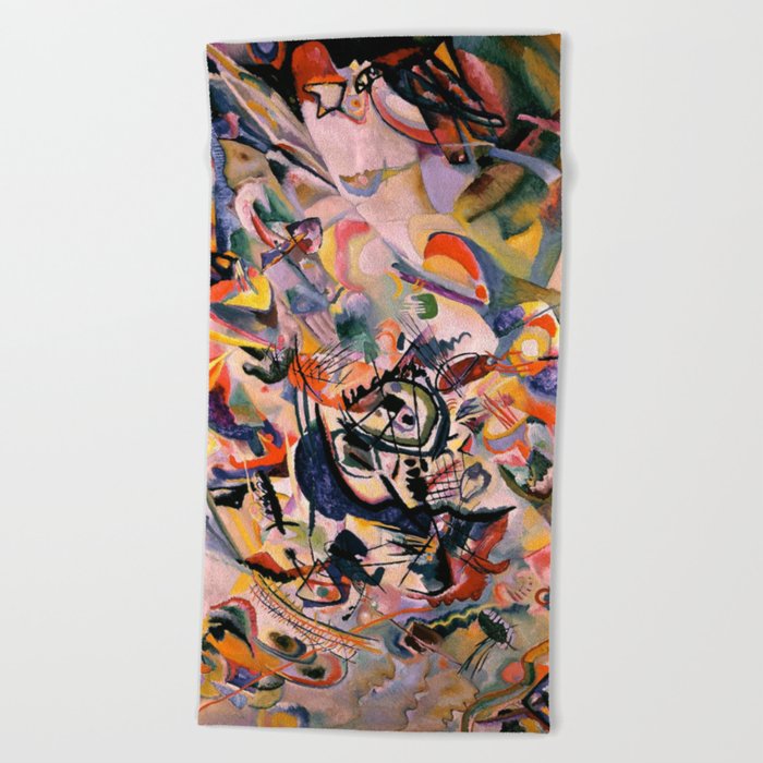 Wassily Kandinsky Composition VII Beach Towel