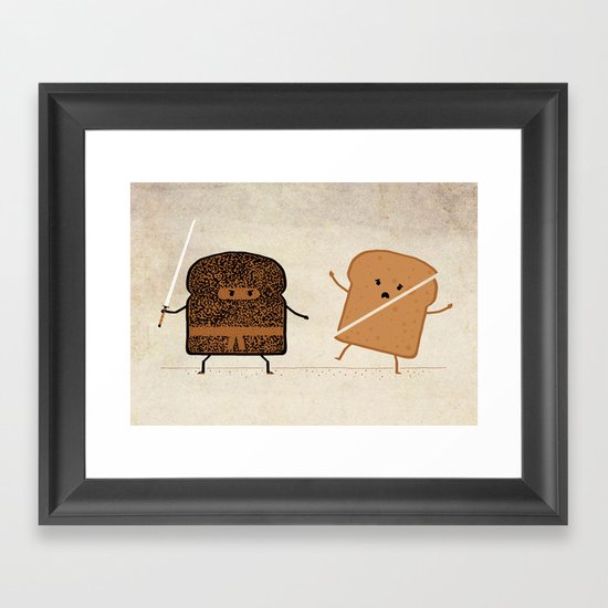 Slice! Framed Art Print