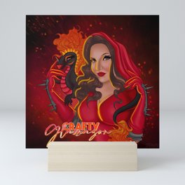 Fire Witch Mini Art Print