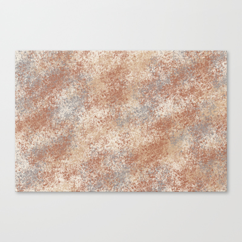Cavern Clay Sw 7701 And Abstract Distressed Chaotic Sponge Paint