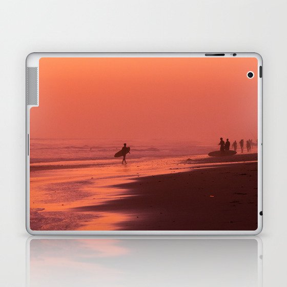 Surf Beach Walk Laptop & iPad Skin