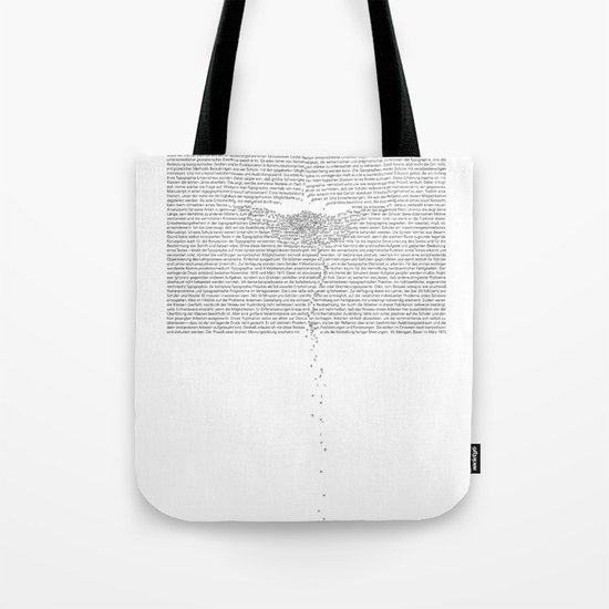 Erosion & Typography 1 Tote Bag