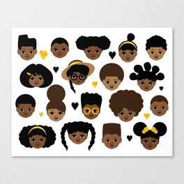 Girls and Boys Canvas Print