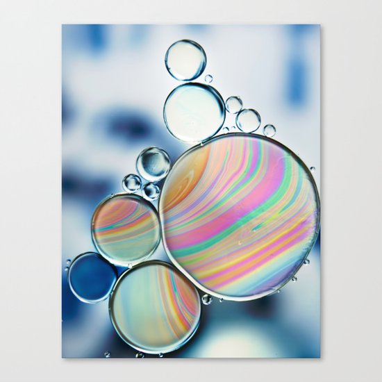 oil and water Canvas Print