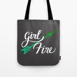 The Girl on Fire Tote Bag