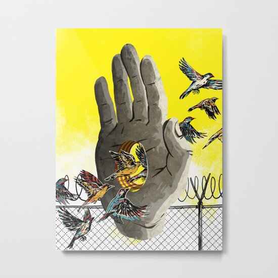 over and under and through Metal Print