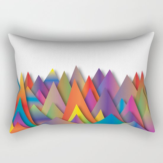 Mountains Of Harmoni Rectangular Pillow