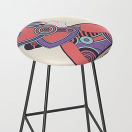 Retro vintage Sweden travel Bar Stool