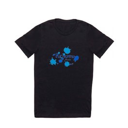Richonne forever blue T-shirt | Abstract, Pop Art, Michonne, Vector, Richonneforever, Forever, Graphicdesign, Richonne, Rick, Digital 