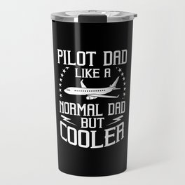 Airplane Pilot Plane Aircraft Flyer Flying Travel Mug