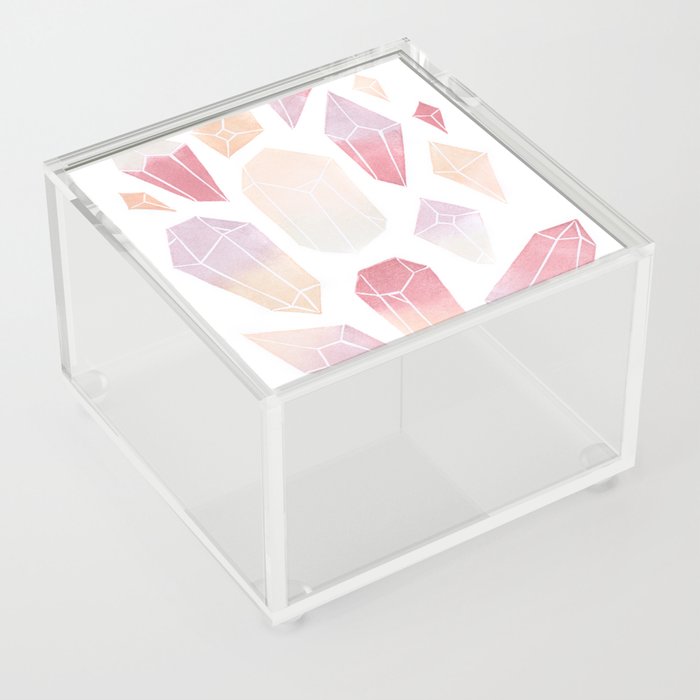 Soft Pop Crystals Acrylic Box