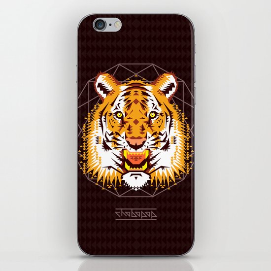Geometric Tiger iPhone & iPod Skin