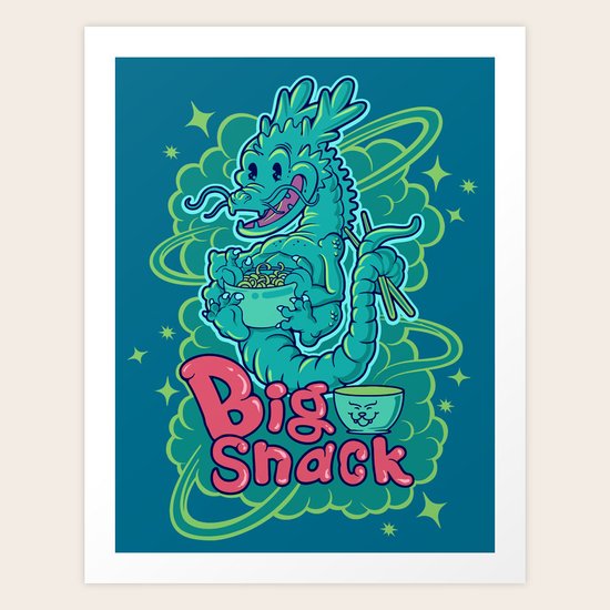 Big Snack Art Print