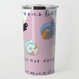 Flores del pensamiento Travel Mug