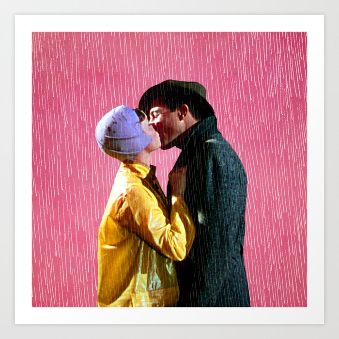 Singin' in the Rain - Pink Art Print