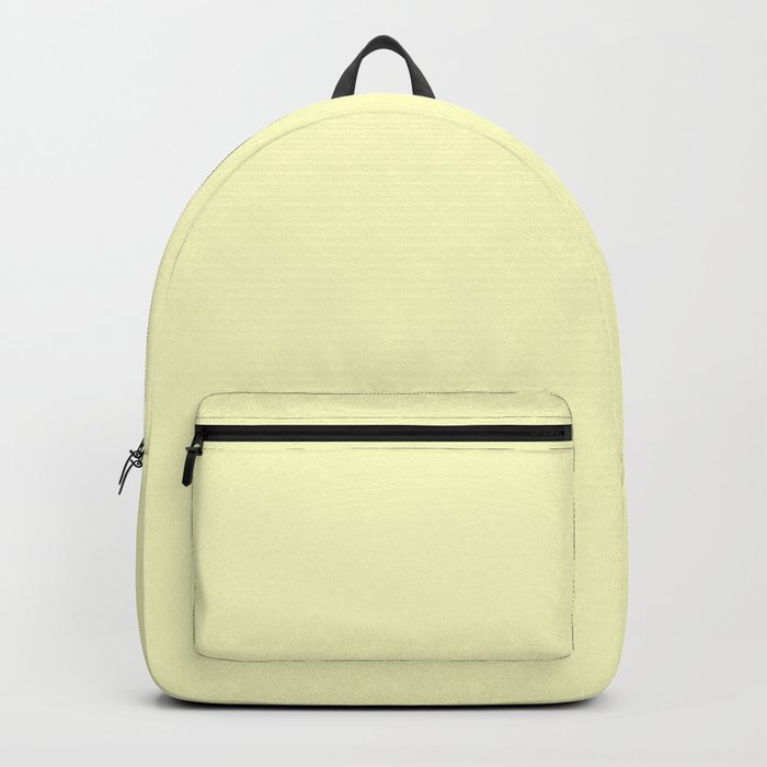 Simply Pale Yellow Backpack