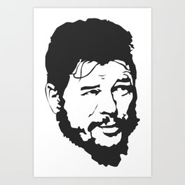 Che Guevara Portrait Art Print