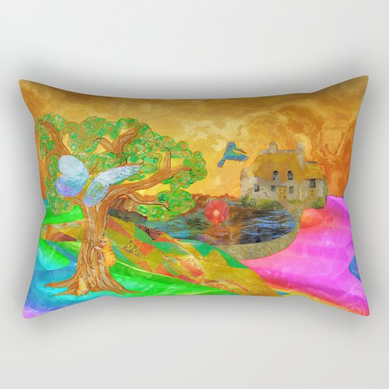 Let color bring you smiles as you walk lifes many miles Rectangular Pillow
