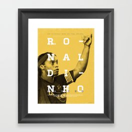 Ronaldinho Framed Art Print