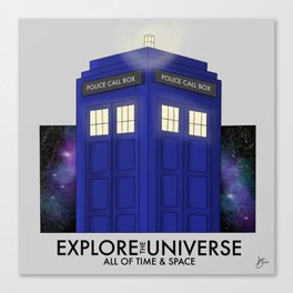 Explore the Universe, All of Time and Space Canvas Print