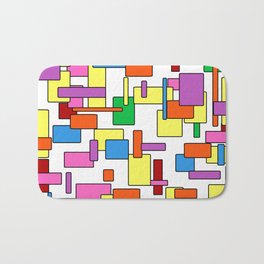 Digital Paper Pattern Design Bath Mat
