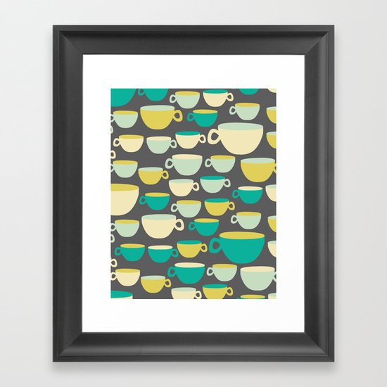 Coffee Mugs Framed Art Print