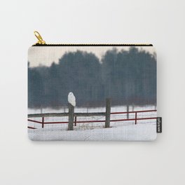 Snowy Owl in Dawn Carry-All Pouch