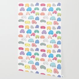 Titties Wallpaper for Any Decor Style | Society6