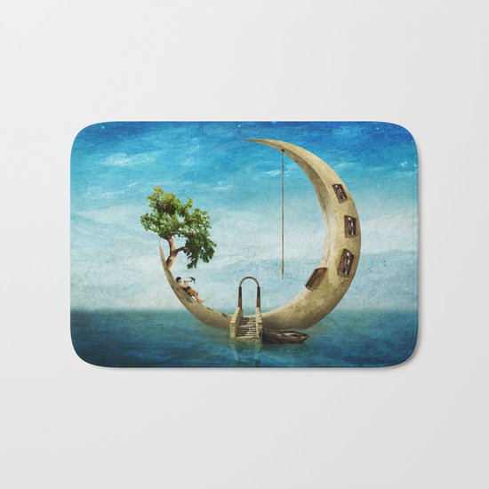 Home Sweet Moon Bath Mat