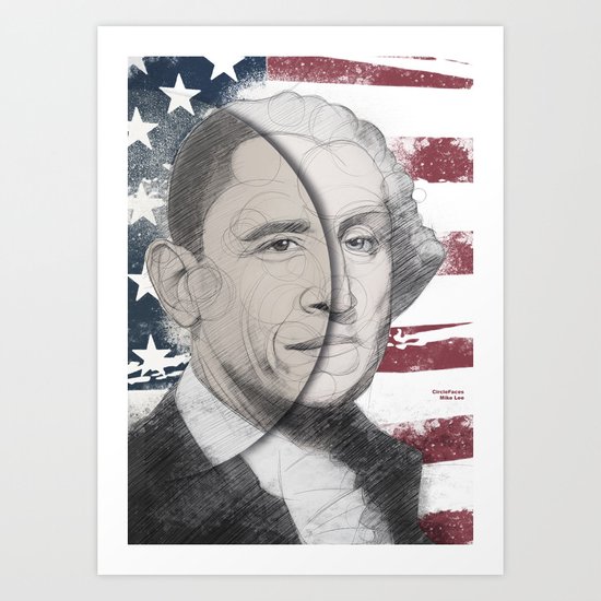 circlefaces Art Print