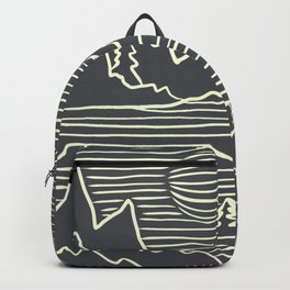 A Perfect Adventure - Outdoor Abstract Grey Backpack