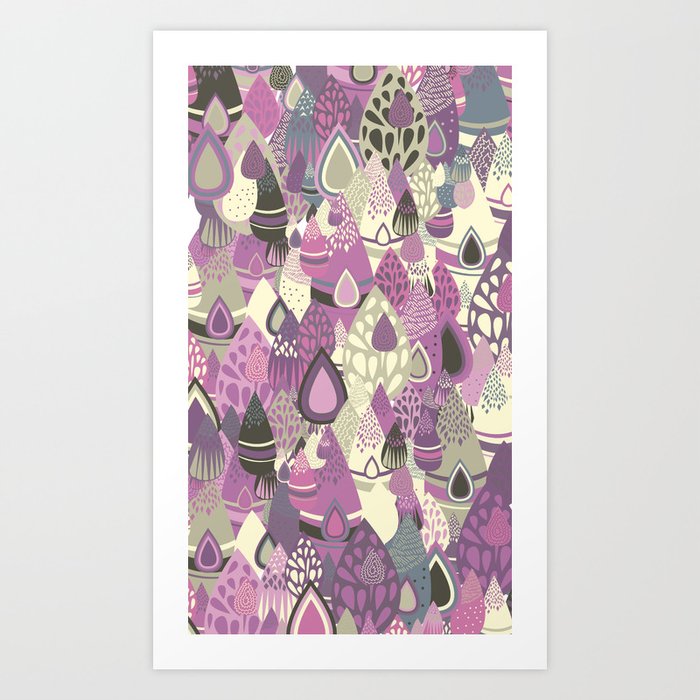 Purple Rain Art Print