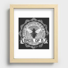 Bros. of B. Dark Recessed Framed Print