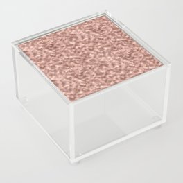 Luxury Rose Gold Sparkle Pattern Acrylic Box