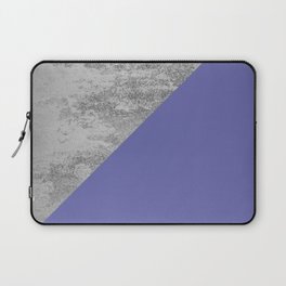 Very Peri 2022 Color Of The Year Violet Blue Periwinkle Concrete II Laptop Sleeve