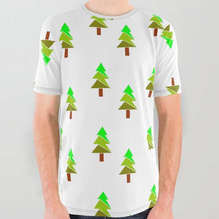 Christmas tree 5 All Over Graphic Tee