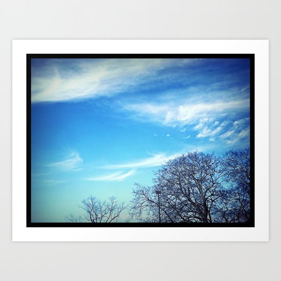 Trees. Art Print