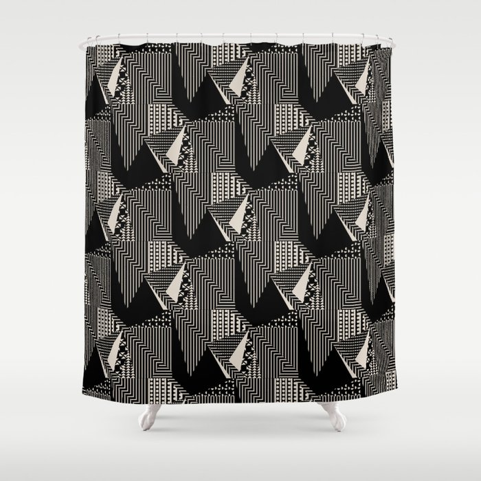 Scandinavian Bold Shower Curtain By Arrpdesign Society6